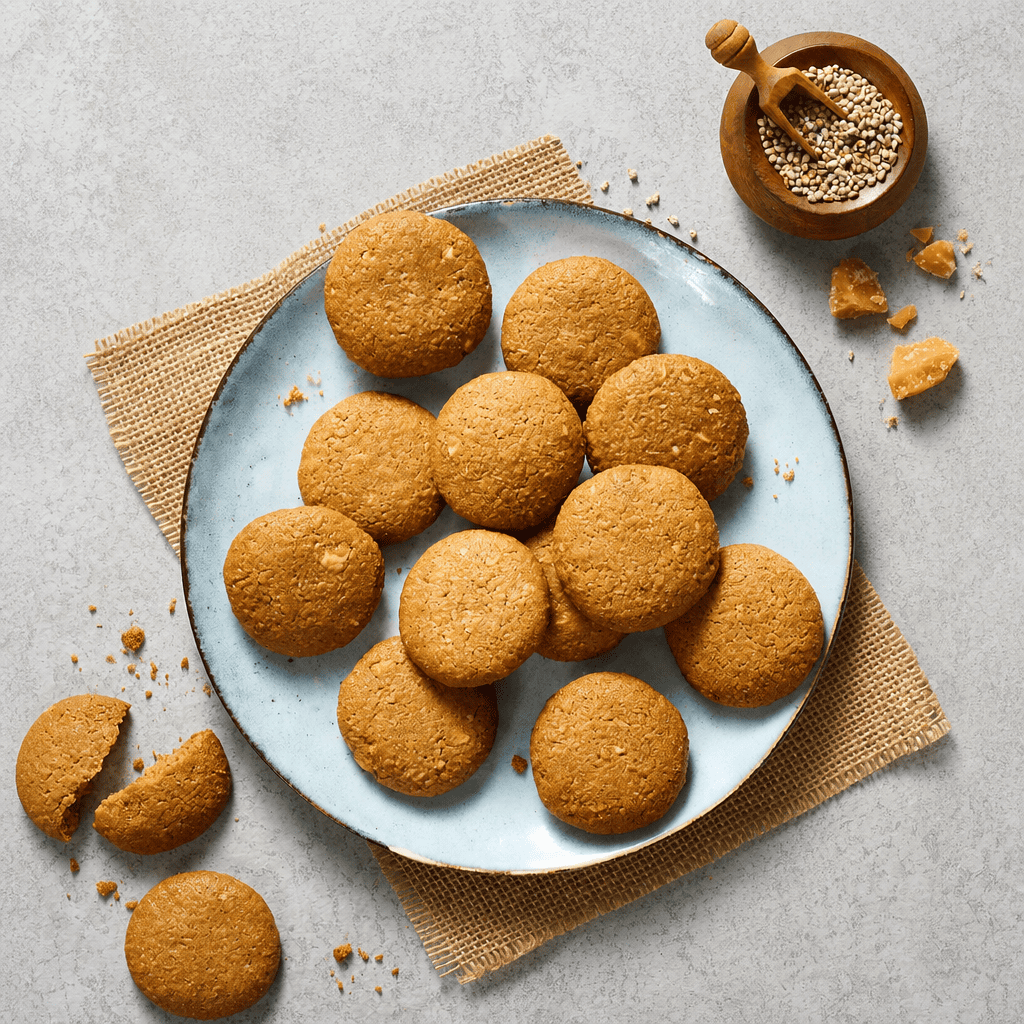 Bajra-Jaggery Cookies