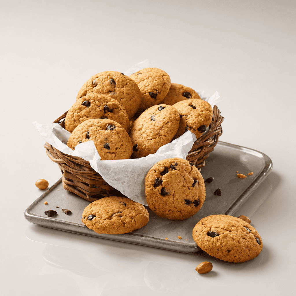Nutty-Fibre Choco Chips Cookies
