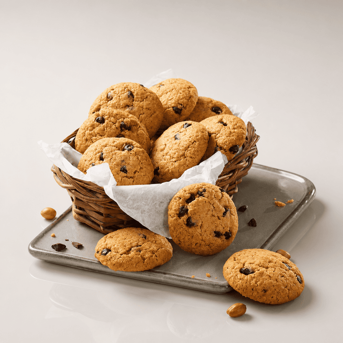 Nutty-Fibre Choco Chips Cookies