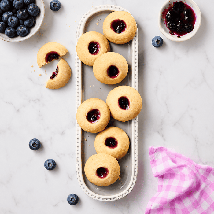 Blueberry Jam Cookies