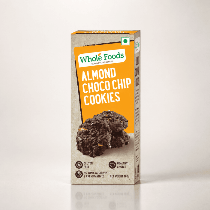 Almond Choco Chip Cookies