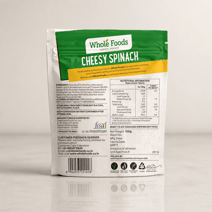Cheesy Spinach