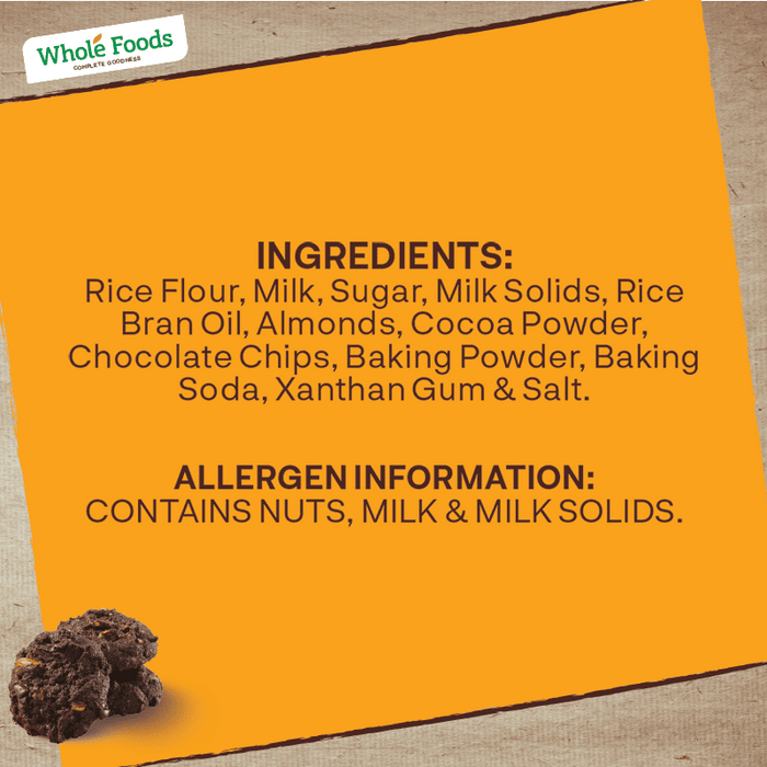 Almond Choco Chip Cookies