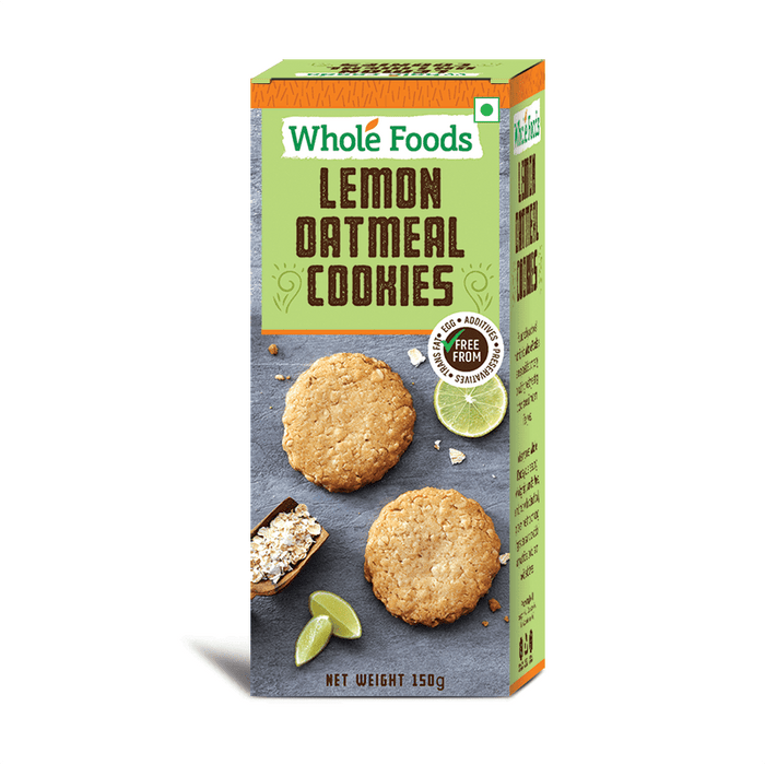 Lemon Oatmeal Veg Cookies