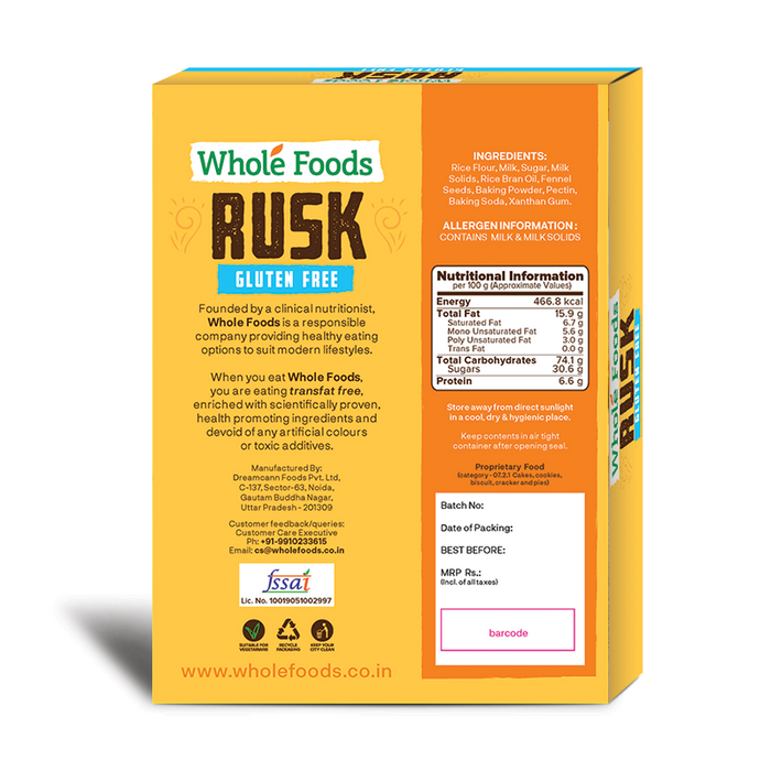 Gluten Free Rusk