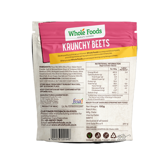 Krunchy Bites Beetroot Cracker