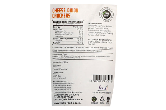 Cheese Onion Cracker
