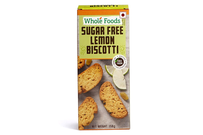 Sugar Free Lemon Biscotti - Contains Egg