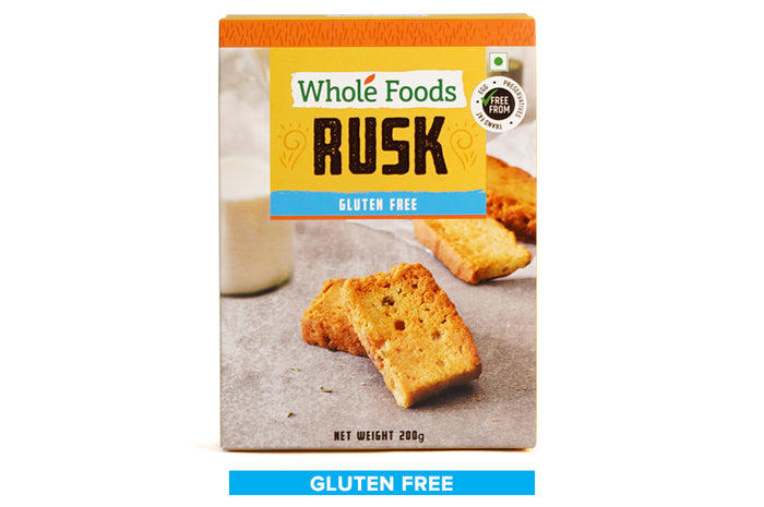 Gluten Free Rusk - Eggless